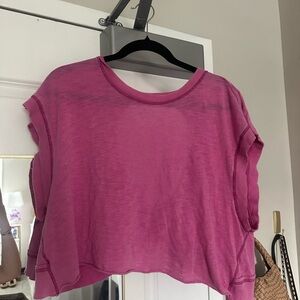 FP Movement by Free People Pink Short Sleeve Top